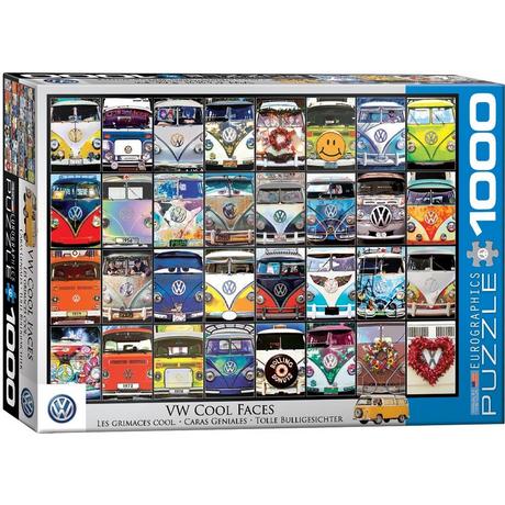 Eurographics  puzzle VW Bus Cool Faces 1000 Teile 