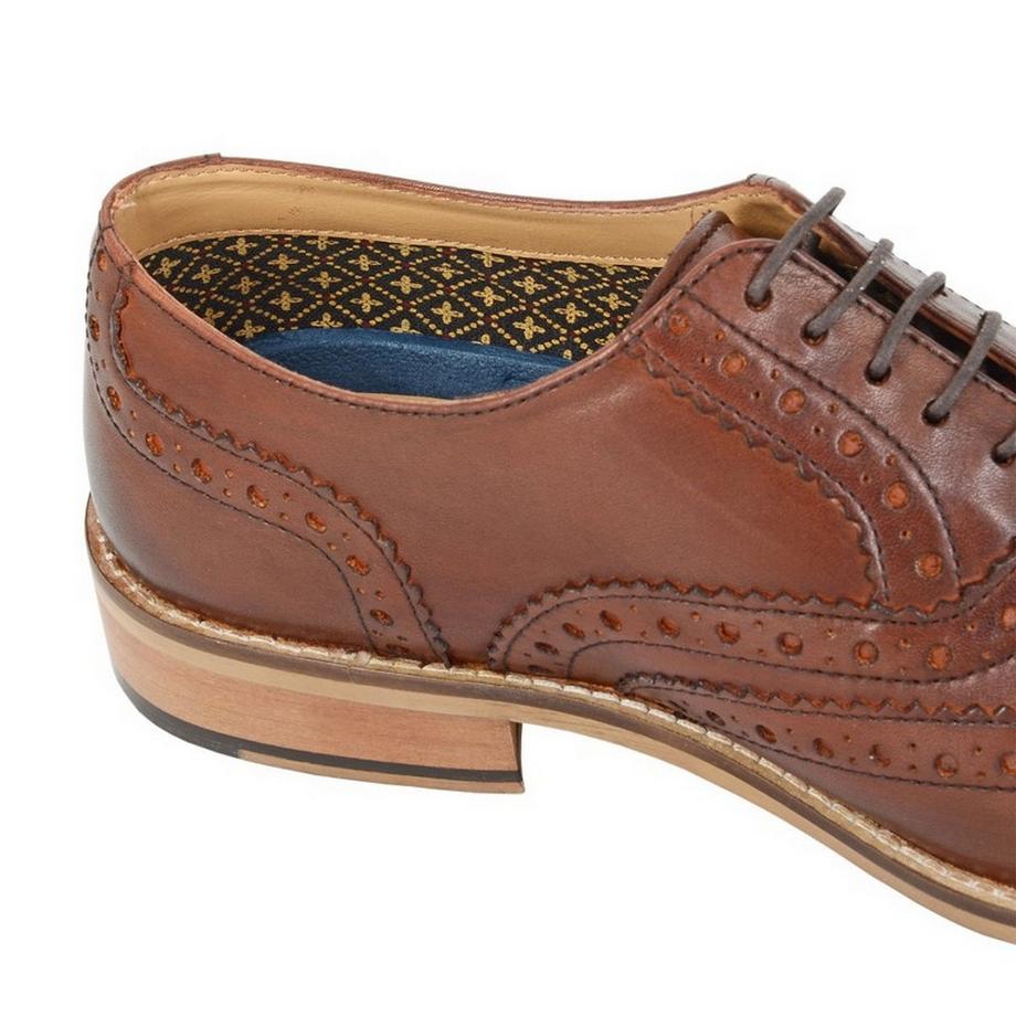 Roamers Chaussures Brogues Conker en Cuir  