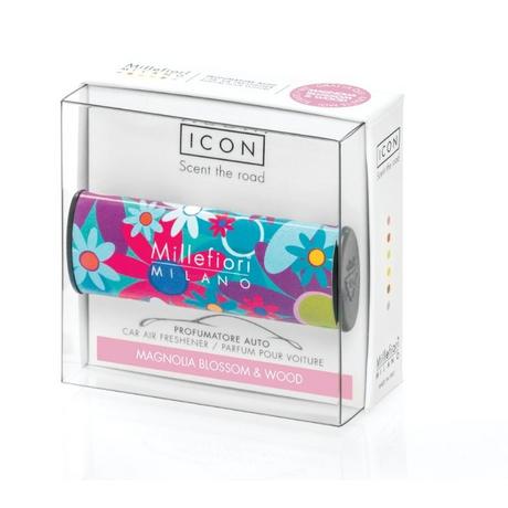 Millefiori Milano Magnolia Blossom & Wood - Icon Cuori e Fiori Car Refresher -  