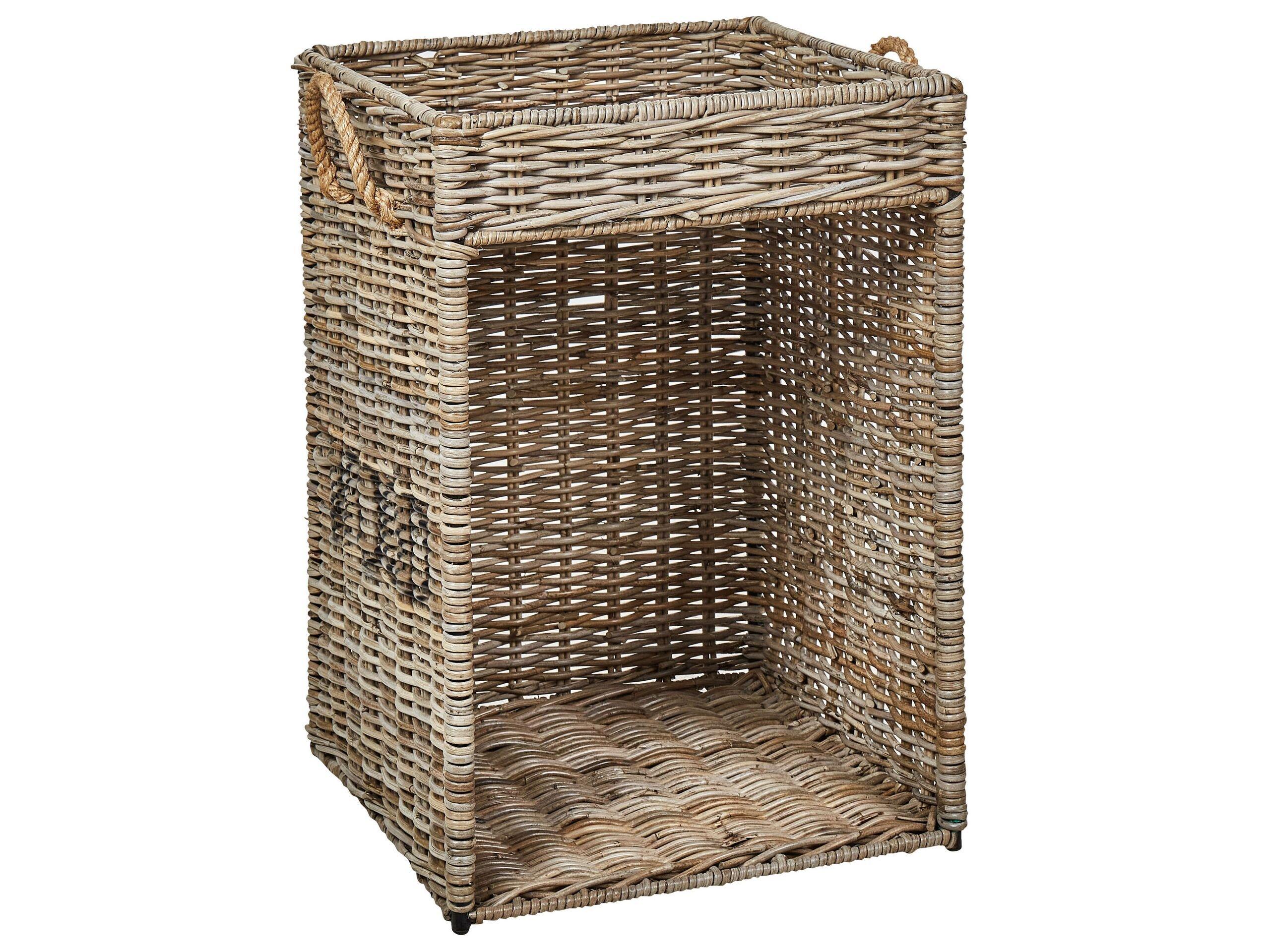 Beliani Beistelltisch aus Rattan Boho GADARA  