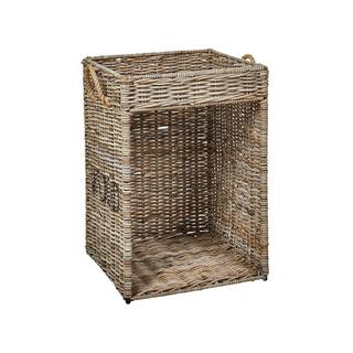 Beliani Beistelltisch aus Rattan Boho GADARA  