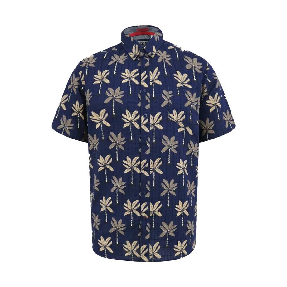 Davey D555 Camicia Kingsize Stampa Su Intera Superficie Jacquard