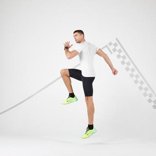 KIPRUN  Calzamaglia corta da running uomo - Run 500 Comfort sintetico 