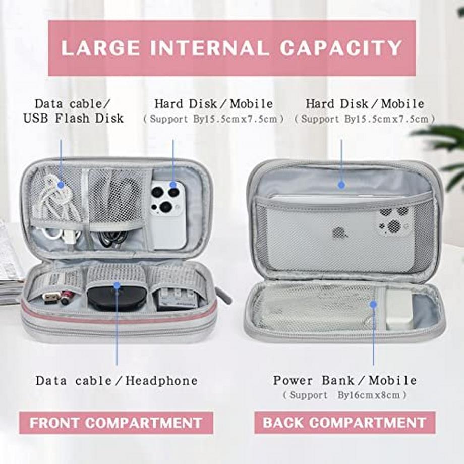 Only-bags.store  Kabeltasche, Elektronik Tasche Organizer, Kabel Organizer Kabeltasche Elektronik Zubehör Organizer Tasche Universal Tasche für Zubehör 