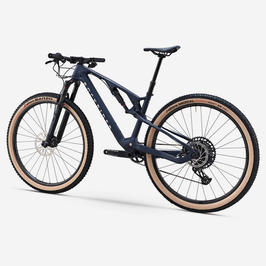 ROCKRIDER  MTB biammortizzato telaio carbonio ruote alluminio 