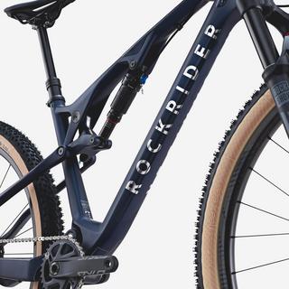 ROCKRIDER  VTT tout suspendu cadre carbone roues aluminium 
