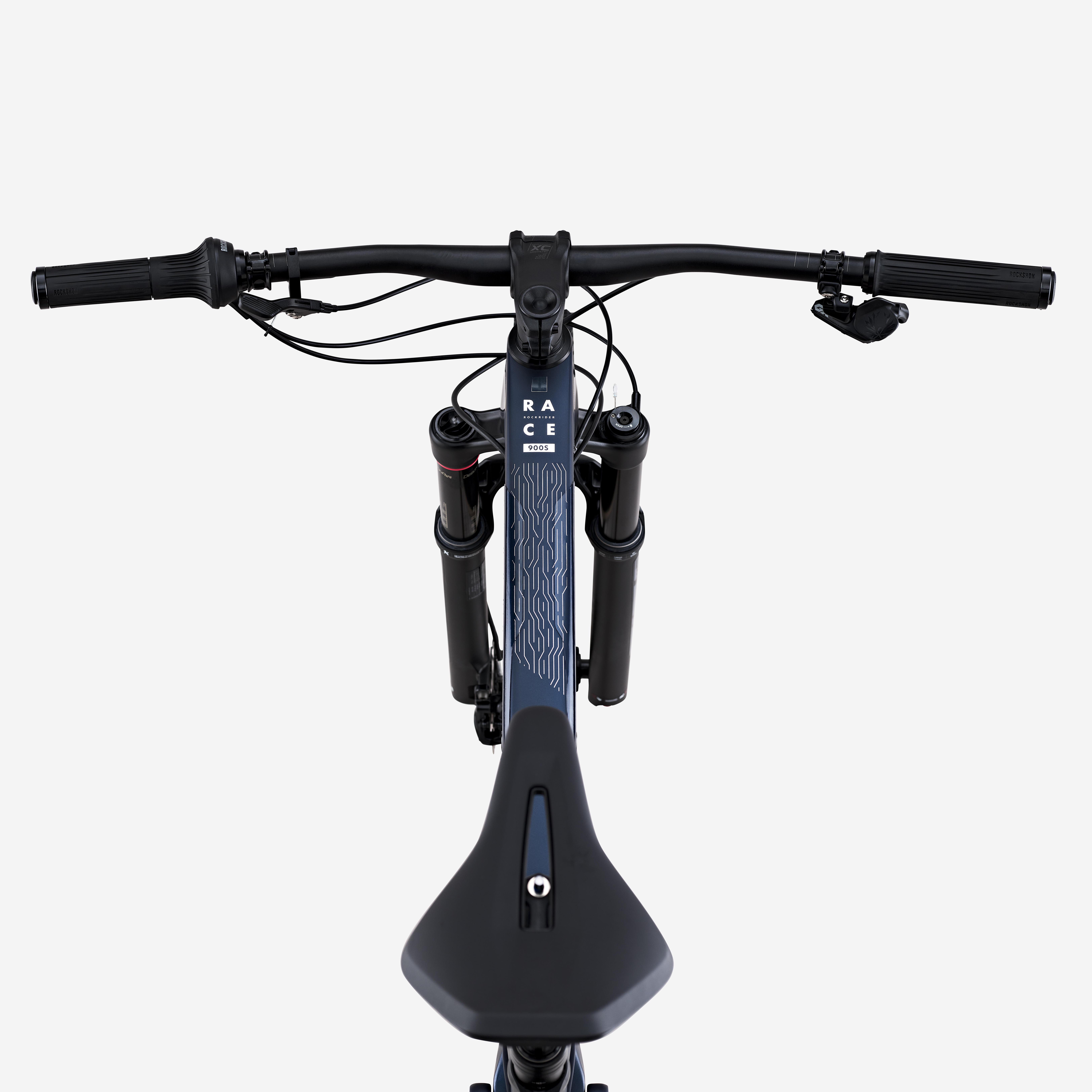 ROCKRIDER  VTT tout suspendu cadre carbone roues aluminium 