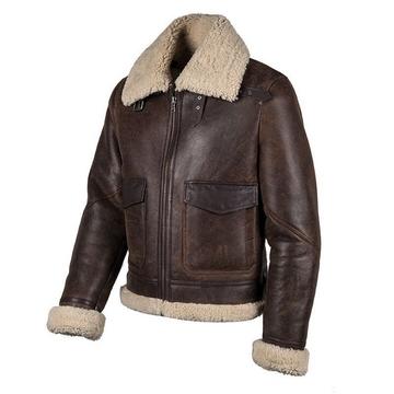 motorrad-lederjacke bombardier thunder