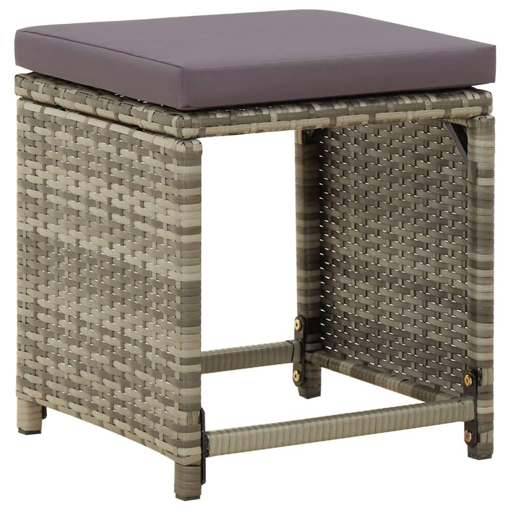 VidaXL Hocker poly-rattan  