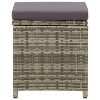 VidaXL Hocker poly-rattan  