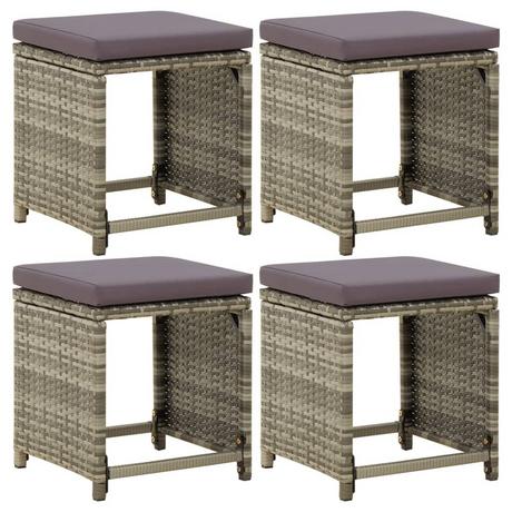 VidaXL Hocker poly-rattan  