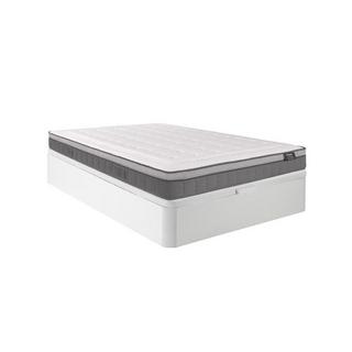 Ysmée Set 140x190cm Rete contenitore Bianco + Materasso molle insac. 7 zone e memory foam, sp.30cm - ASGARD di YSMÉE  