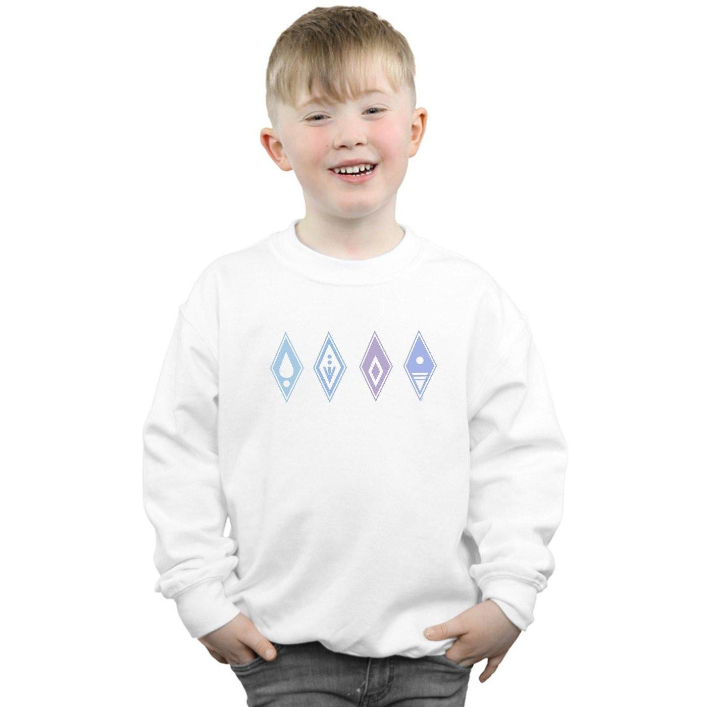 Disney  Frozen 2 Elements Symbols Sweatshirt 