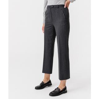 Damart  Pantalon 2 statures flanelle unie et rayée. 