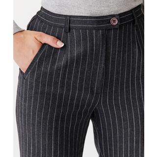 Damart  Pantalon 2 statures flanelle unie et rayée. 