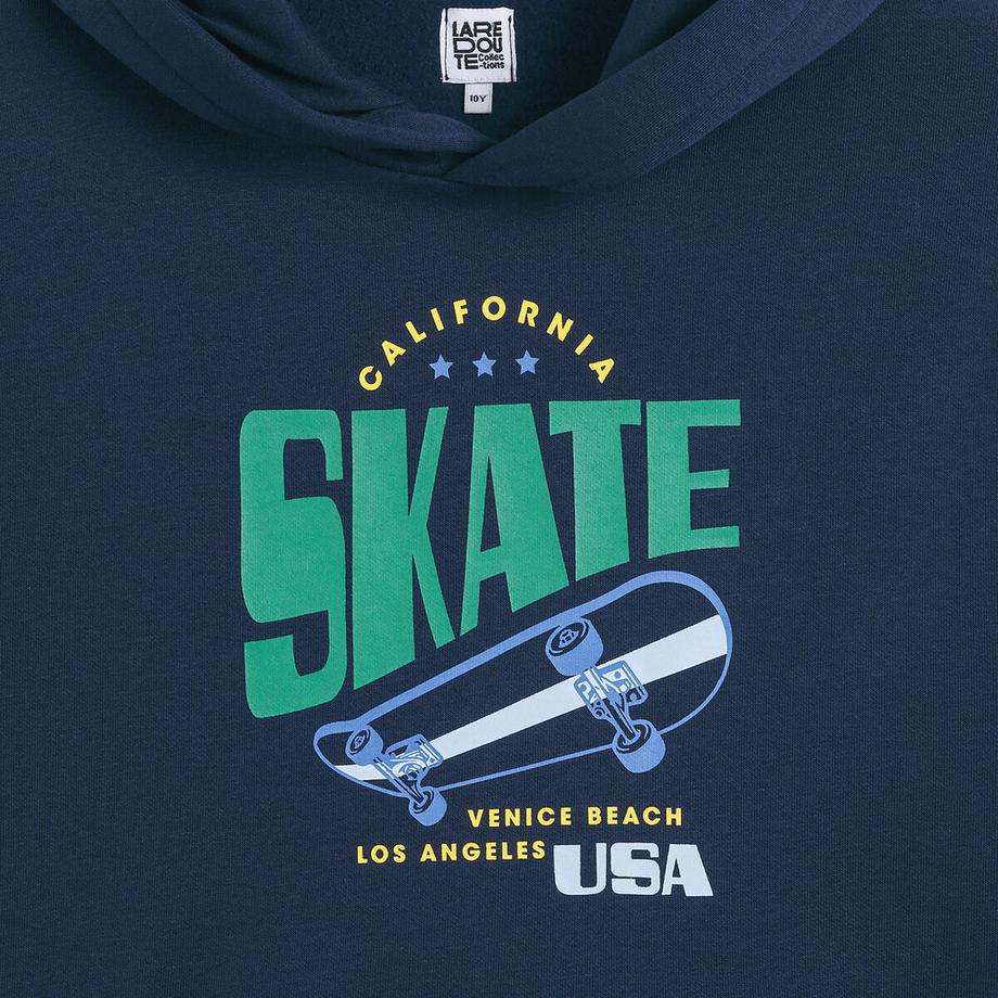 La Redoute Collections  Kapuzensweatshirt mit Skater-Print 