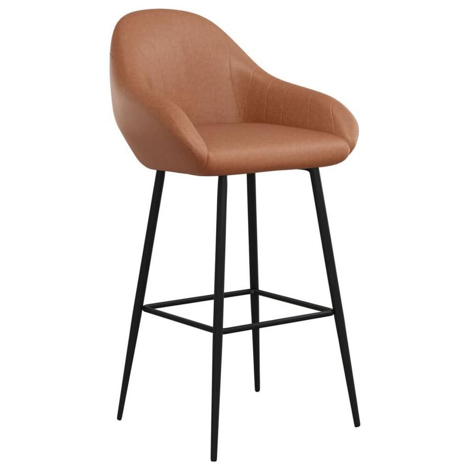 VidaXL Tabouret de bar cuir artificiel  