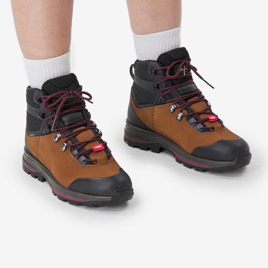 SIMOND MT100 Larghe Alte Scarpe da Trekking in Pelle Impermeabili  