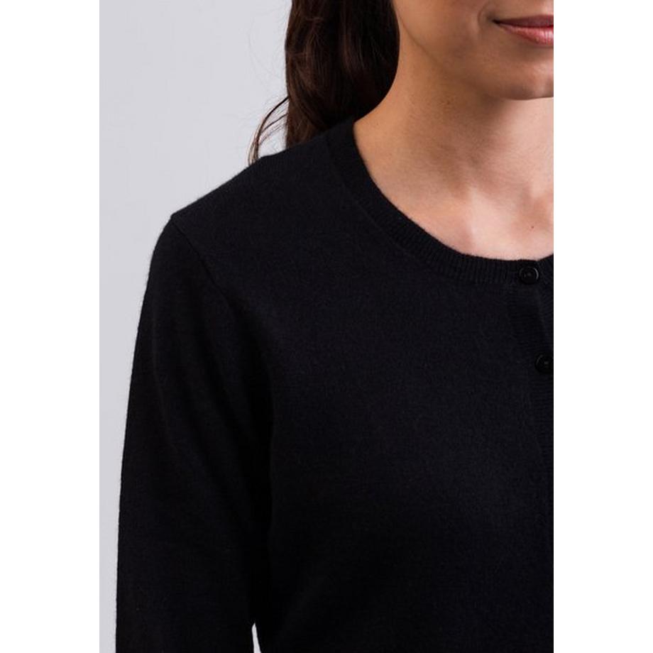 CASH-MERE.CH Cardigan Girocollo Cashmere  