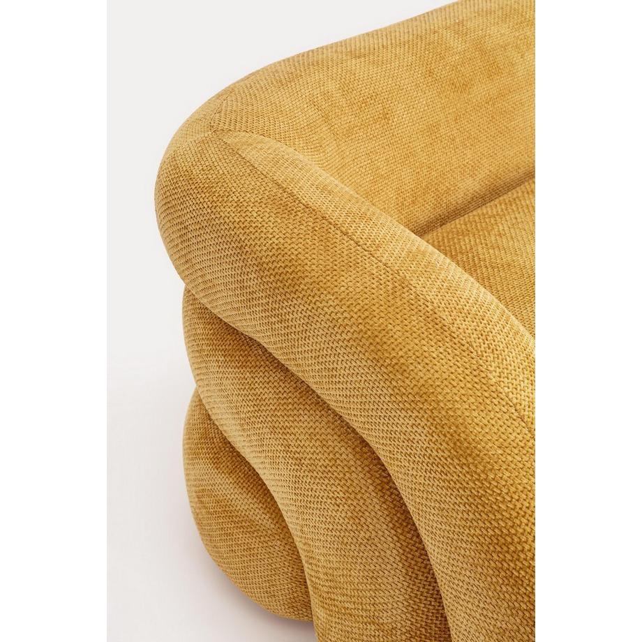 mutoni Divano Clemence 3 posti senape  