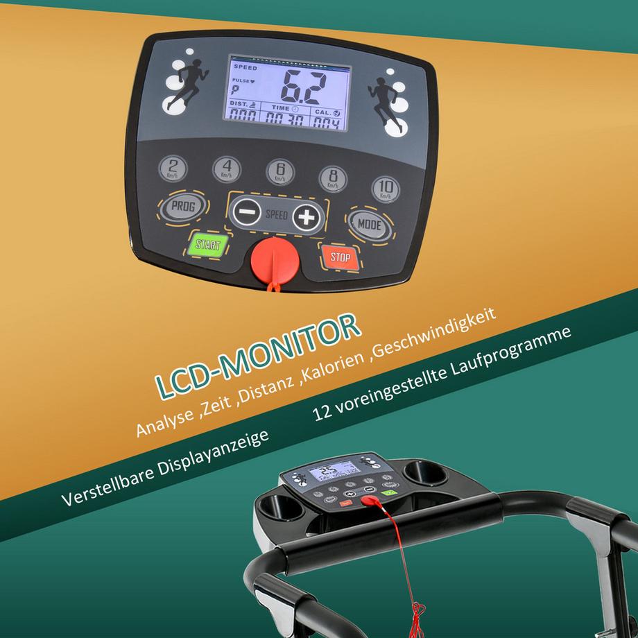 HOMCOM  Motorized Laufband 