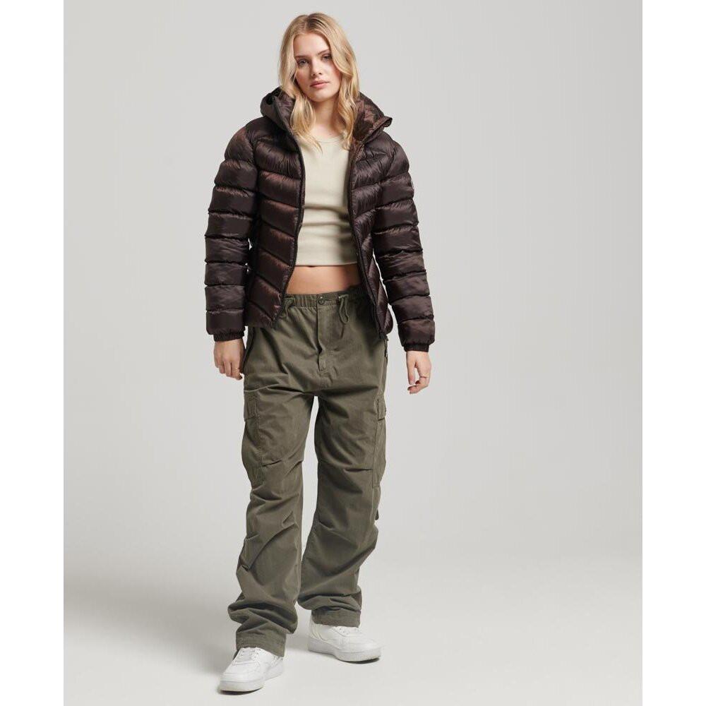 Superdry  daunenjacke mit kapuze, damen fuji 