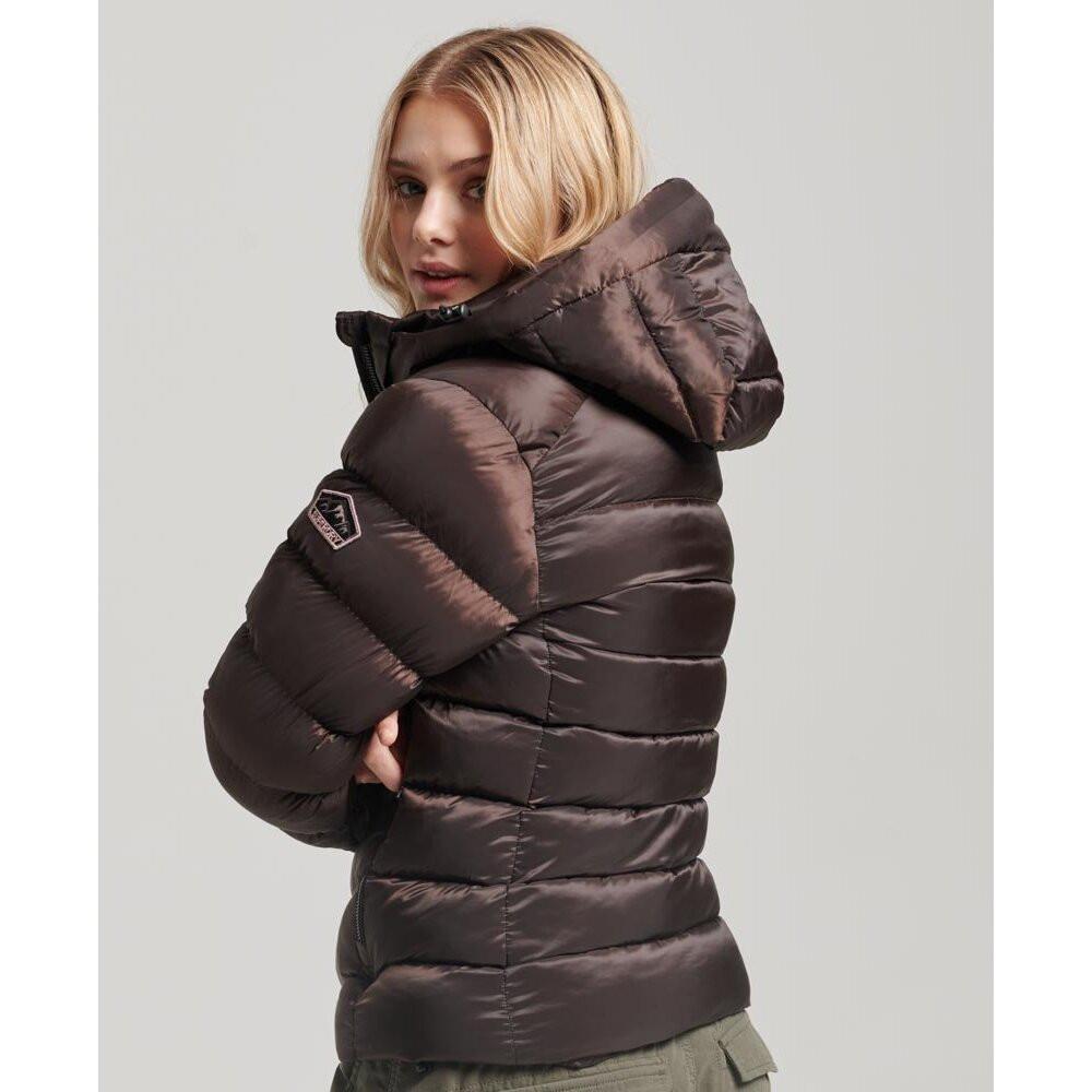 Superdry  daunenjacke mit kapuze, damen fuji 