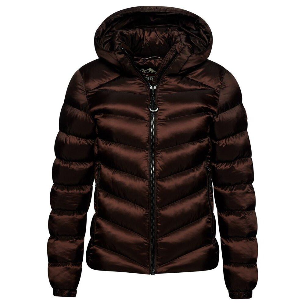 Superdry  daunenjacke mit kapuze, damen fuji 