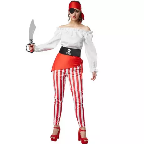 Déguisement pirate baroque femme : Costume de pirate pour femme