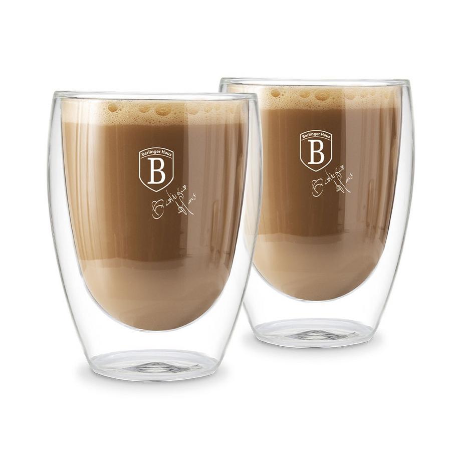 Berlinger  Kaffee Glas 300ml 2er Set ohne Griff 