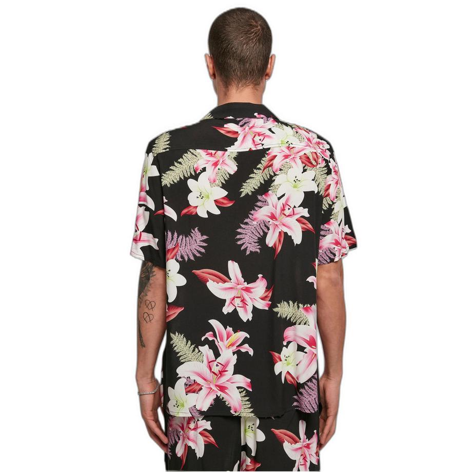 URBAN CLASSICS Viscose All Over Print Resort Chemise  