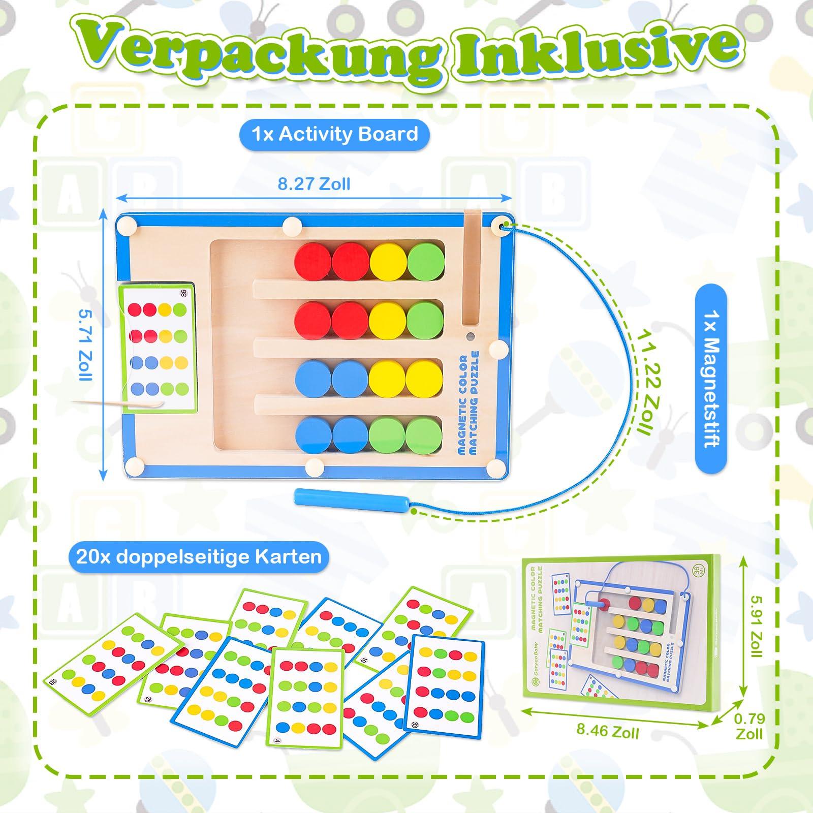 Activity-board  Motorikspielzeug Aktivitätsbrett für Kinderspielzeug Lernspiele Labyrinth 