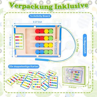 Activity-board  Motorikspielzeug Aktivitätsbrett für Kinderspielzeug Lernspiele Labyrinth 