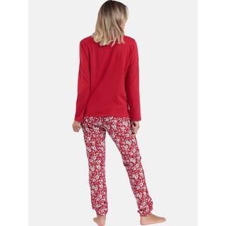 Admas  Pyjama Hose Oberteil Langarm Romantic Winter 