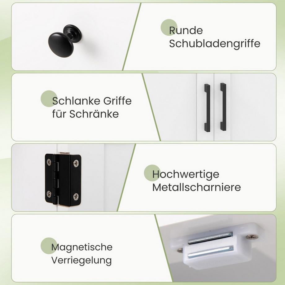 Northix Meuble de salle de bain avec tiroir  