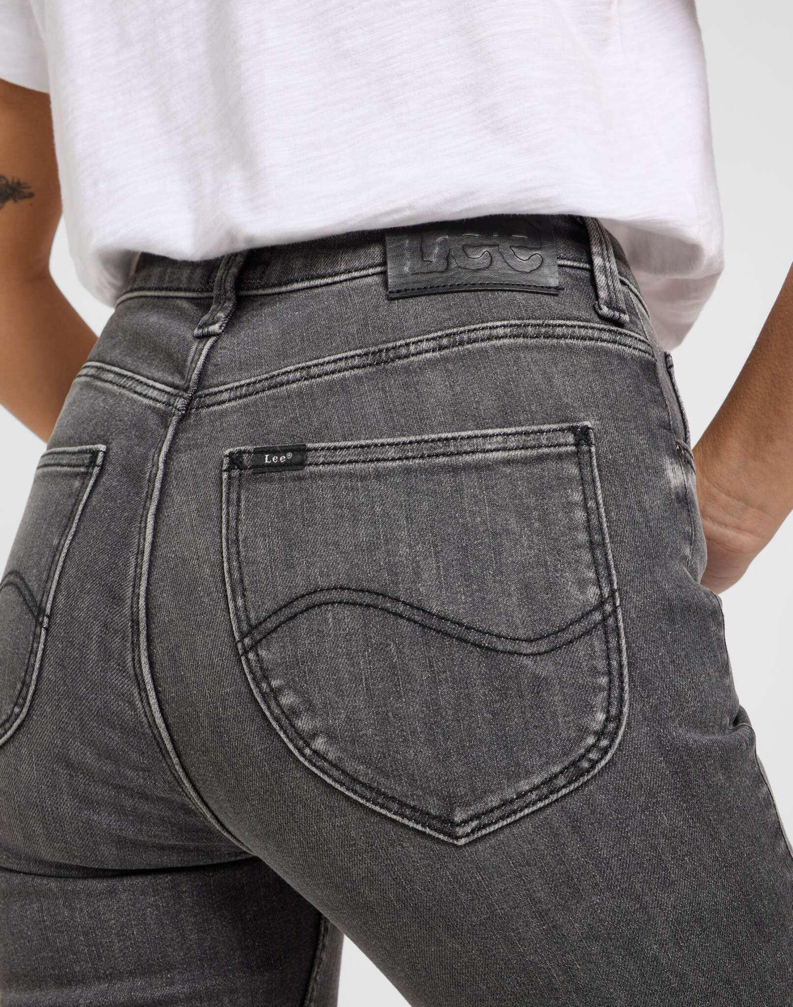 Lee Breese Faded Paint Flare Jeans  