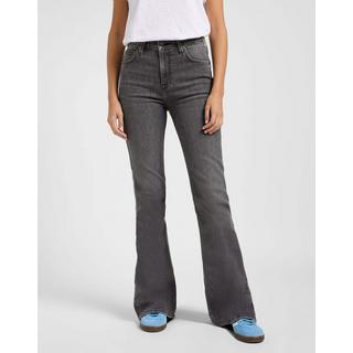 Lee Breese Faded Paint Flare Jeans  