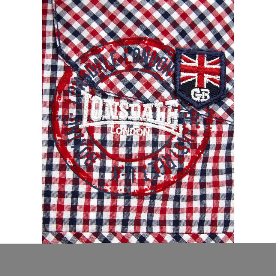 LONSDALE Reigate Camicia Maniche Corte Slim Fit  