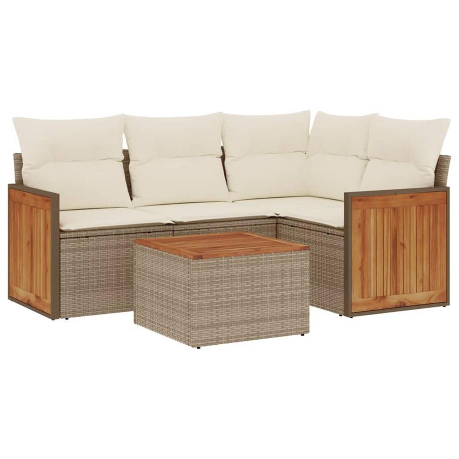 set divano da giardino Polirattan