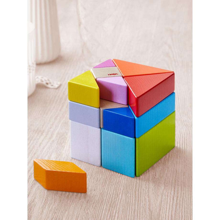 HABA  3D-Aufbauspiel Tangram-Würfel 