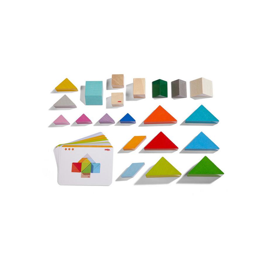 HABA  3D-Aufbauspiel Tangram-Würfel 