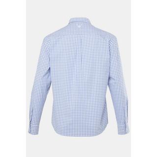 JP1880  Chemise à carreaux de tenue bavaroise traditionnelle. Manches longues et petit col à pointes boutonnées, coupe Modern Fit - jusqu'au 8 XL 