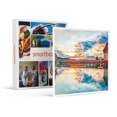 Smartbox  Lucerne et la Suisse centrale à 2 : séjour en hôtel, souper gourmand ou pause bien-être - Coffret Cadeau 