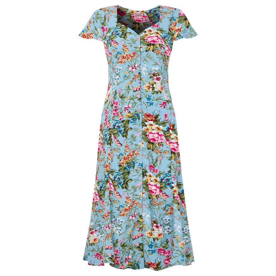 Joe Browns Abito al Ginocchio Floreale Scollo a V  