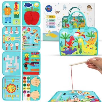 Tätigkeitsbrett aus Holz für Kleinkinder