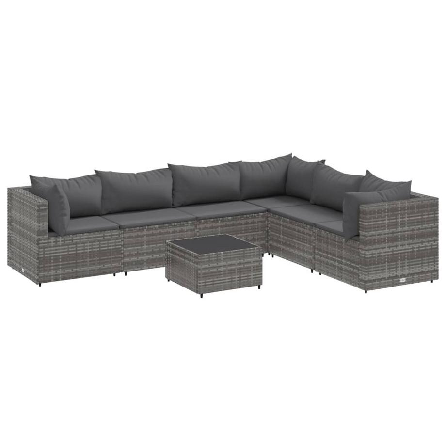 set salotto da giardino Polirattan