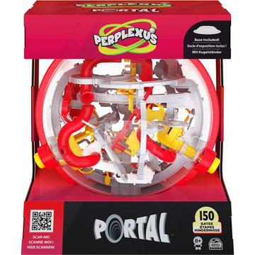Perplexus Portal, labirinto sferico in 3D, giocattolo tattile da viaggio per bambini, rompicapo con pallina e 150 ostacoli, per adulti e bambini dagli 8 anni in su