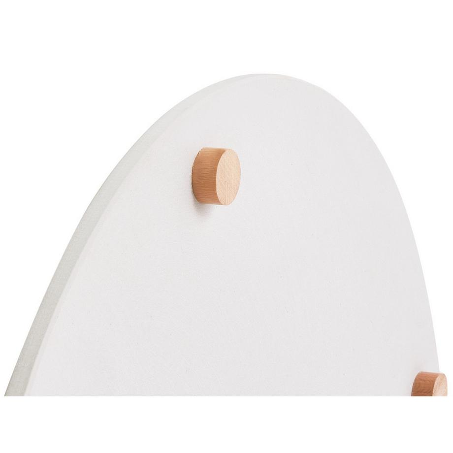 Beliani Table d'appoint en Pierre frittée Moderne NADINE  