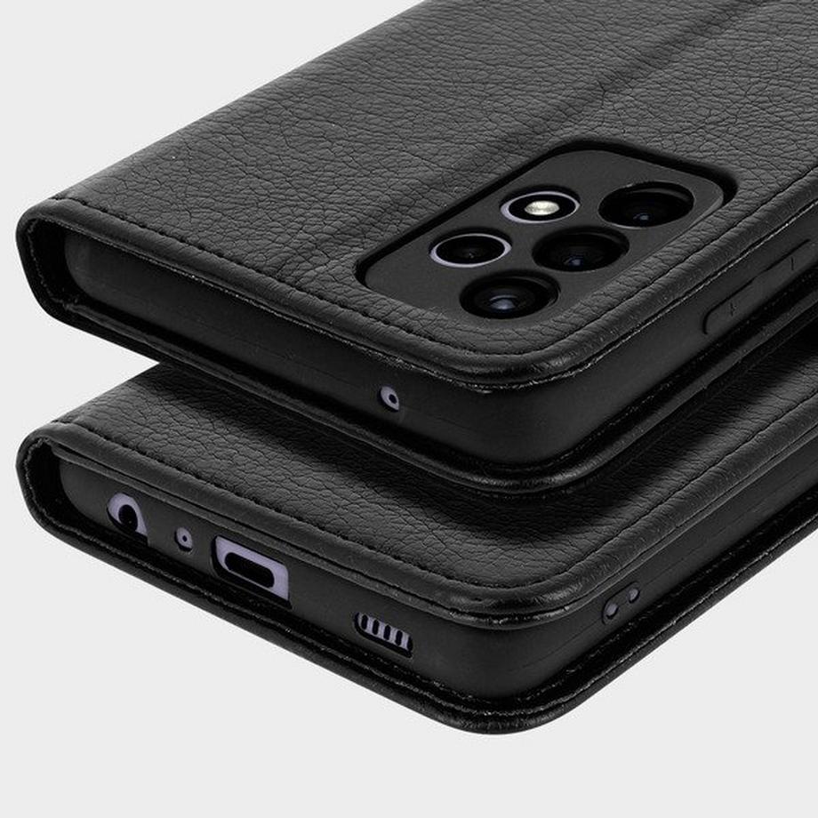 Avizar  Housse Samsung A72 Clapet Noir 