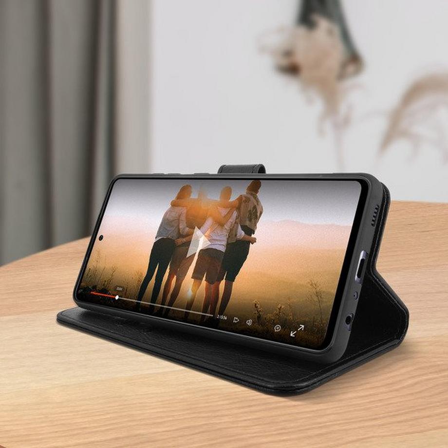 Avizar  Housse Samsung A72 Clapet Noir 